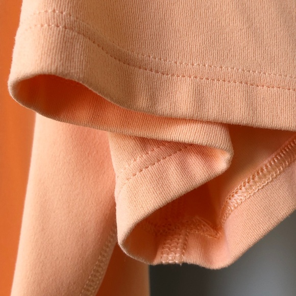 Lululemon Back in Action Short Sleeve T-Shirt *Nulu Peach Satin, Size 4 Like New - Picture 6 of 17